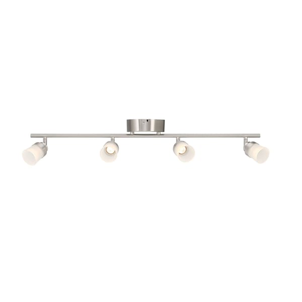 Designers Fountain 2.6 ft 4-Light Brushed Nickel Integrated LED Fixed Track Lighting Kit EVT102027B-35 - main